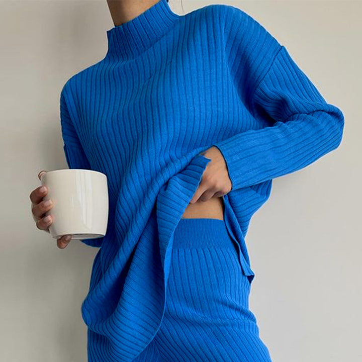 Kvinnes chunky teksturert oversized genser Skjora
