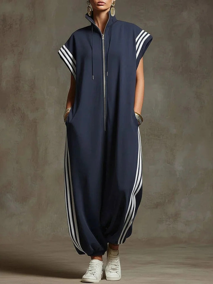 Dame stilige jumpsuit med moderne kontraster Skjora