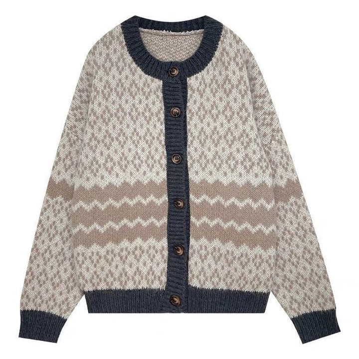 Kvinnes fashionabel cardigan i norsk stil Skjora