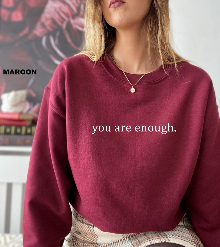 Kvinne sweatshirt med inspirerende design og komfortabel passform Skjora