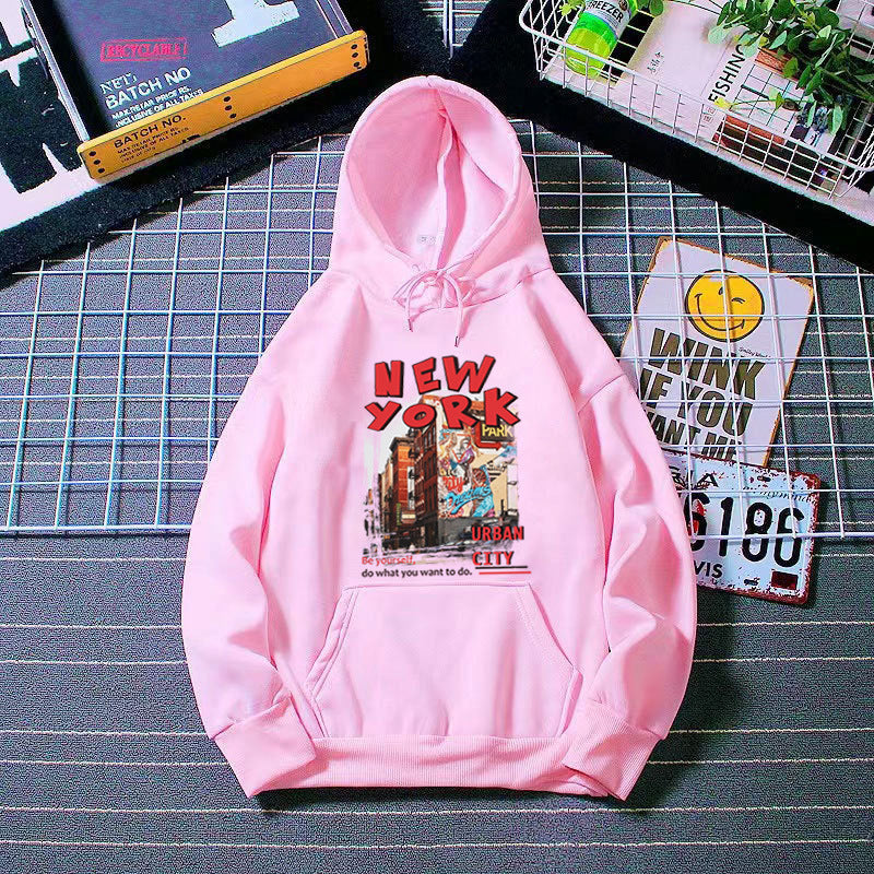Damen Kapuzenpullover mit urbanem New York-Design Skjora
