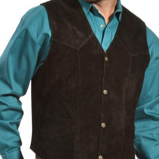 Damer elegant vest laget av høykvalitets fløyelsstoff Skjora