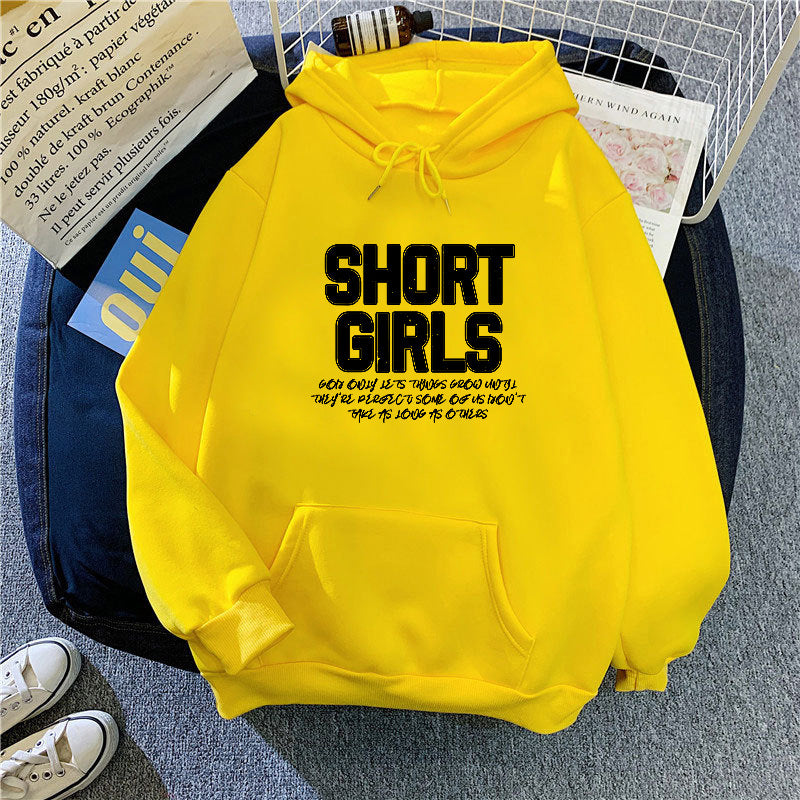 Women's hoodie with eye-catching lettering Skjora
