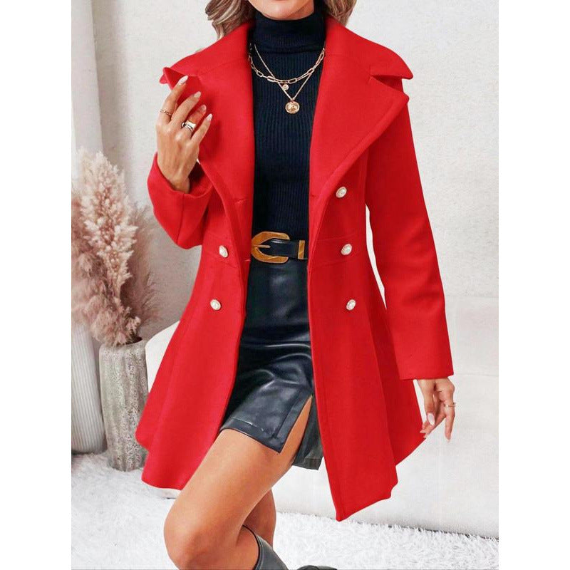Damer elegant trench coat med skreddersydd snitt Skjora