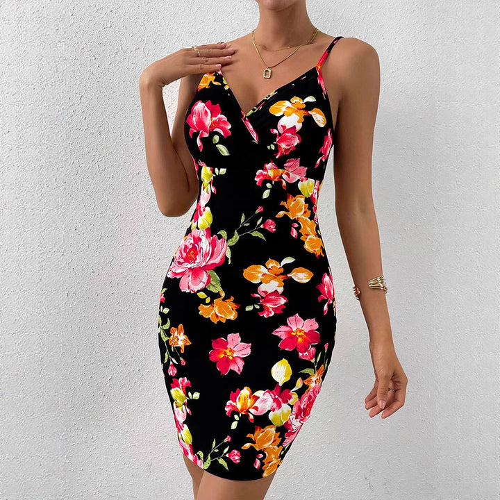 Dame Floral Wrap Dress Skjora