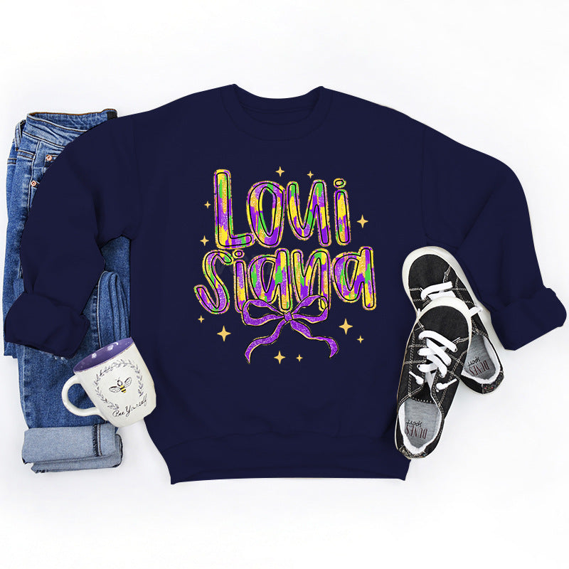 Kvinnelig sweatshirt med kreativ tekst og myk innerforing Skjora