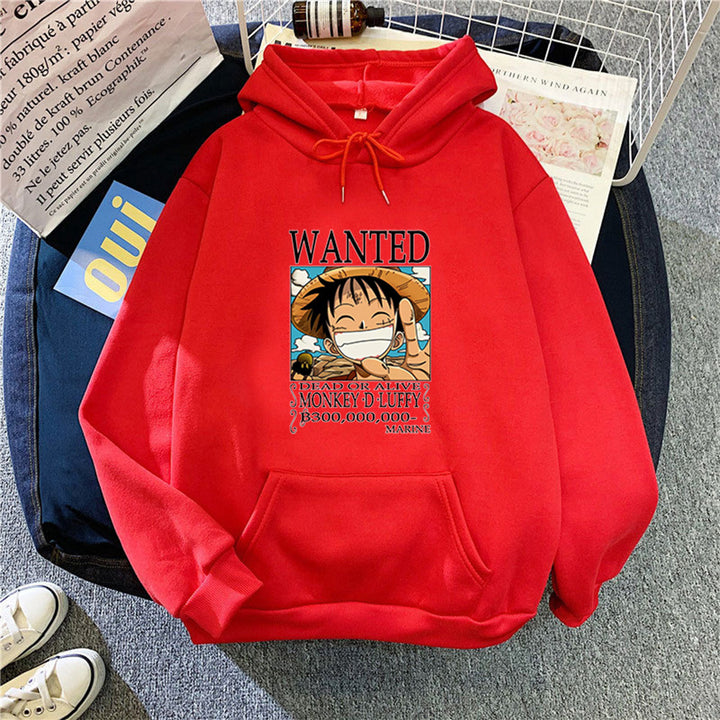 Dame hettegenser med kreativt tegneseriemotiv Skjora