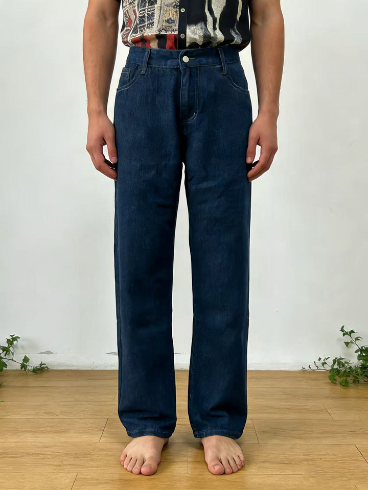 Herre Cargo-jeans med praktiske lommer og avslappet snitt Skjora