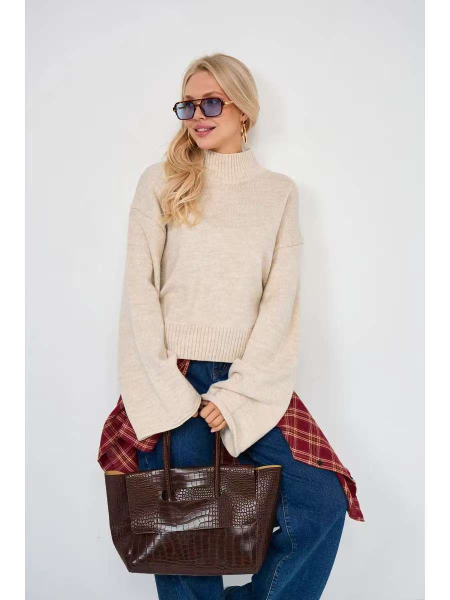 Kvinne Oversized Genser Skjora
