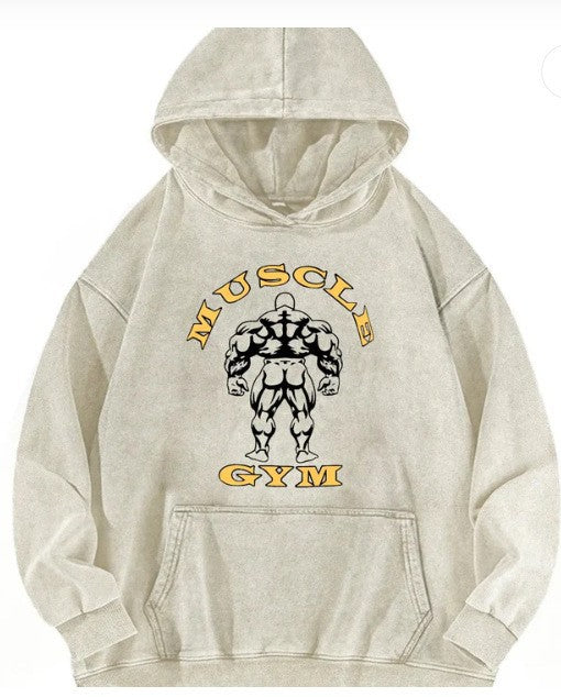 Dame hoodie med inspirerende treningsmotiv Skjora