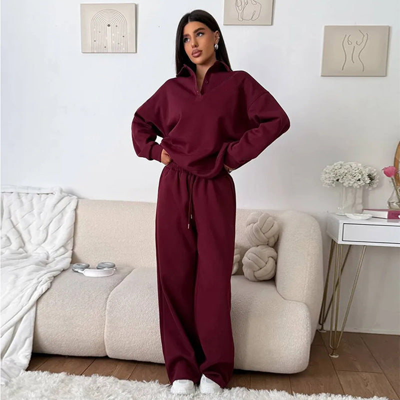 Dame elegant polo skjorte med en avslappet passform og myke materialer