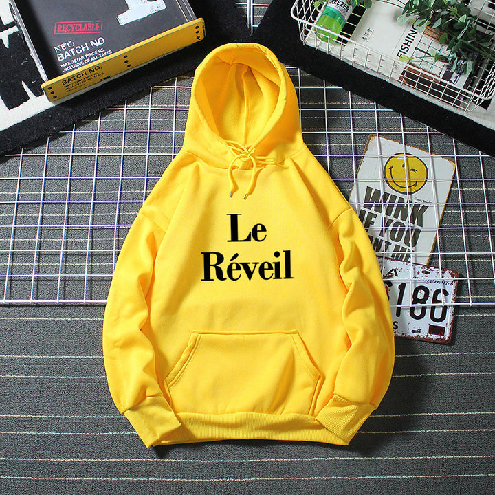 Damen Kapuzenpullover mit stilvollem Schriftzug Skjora