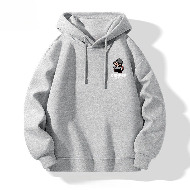 Kvinnes hettegenser med kreativt gamingmotiv Skjora