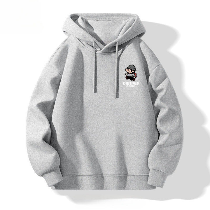 Kvinnes hettegenser med kreativt gamingmotiv Skjora