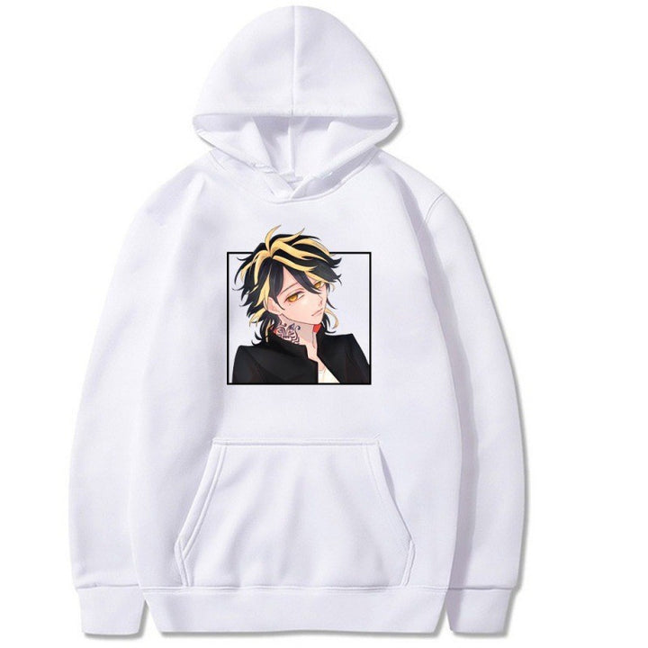 Dame hoodie med kunstnerisk design og behagelig passform Skjora