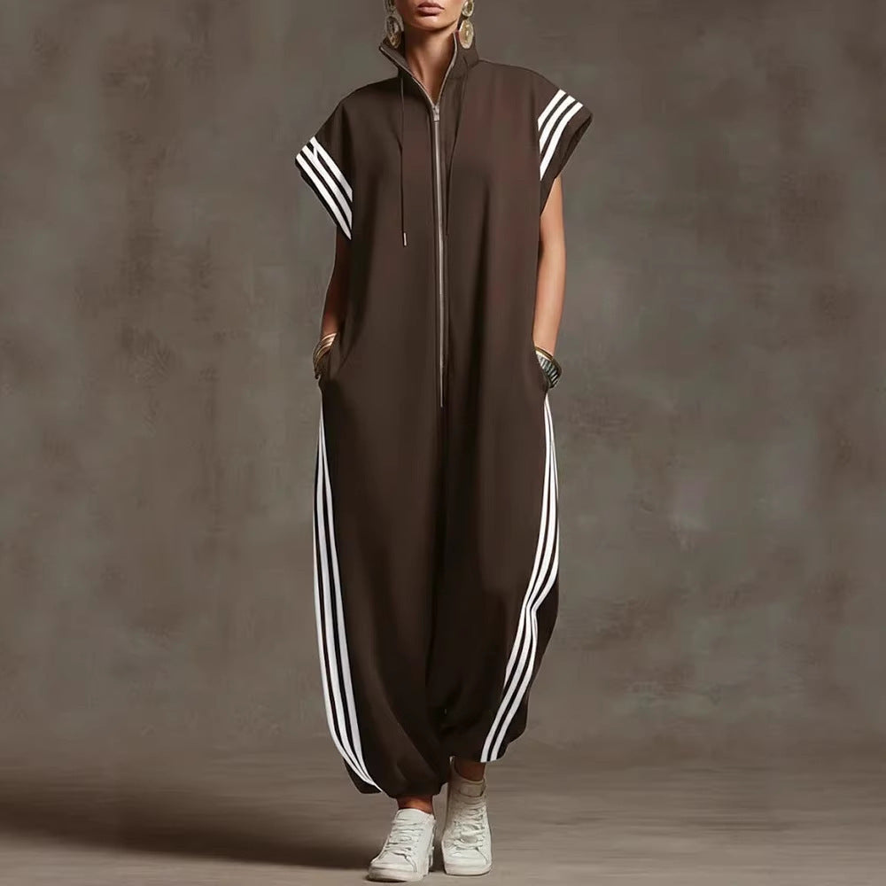 Dame stilige jumpsuit med moderne kontraster Skjora