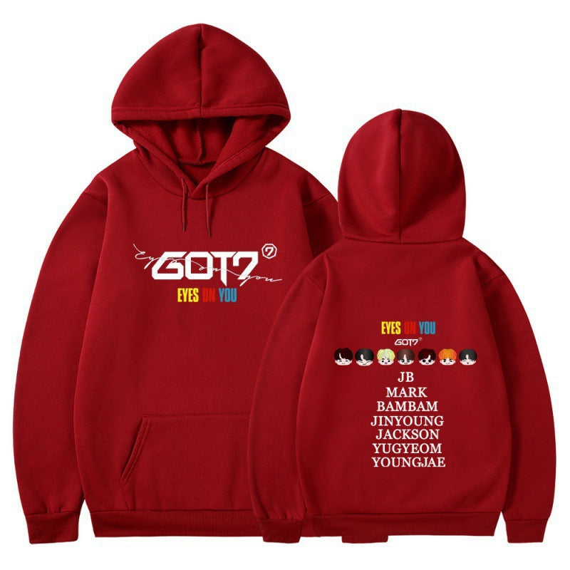 Dame hoodie med unikt GOT7 design og komfortabel passform Skjora