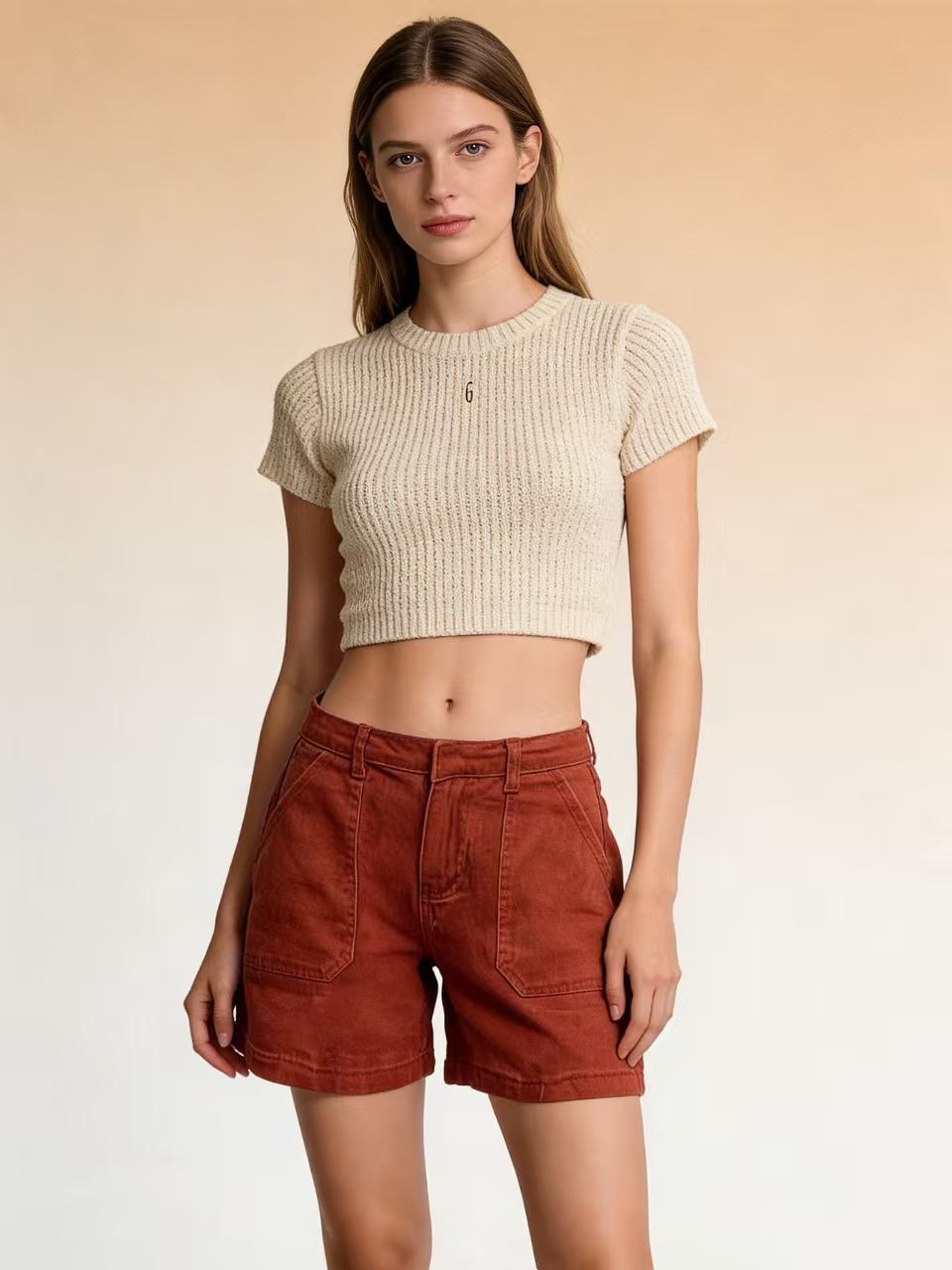 Dame casual sommer-shorts med side lommer og komfortabel passform Skjora