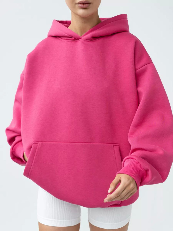 Dame Oversize Hoodie laget av høykvalitets bomullsblanding Skjora