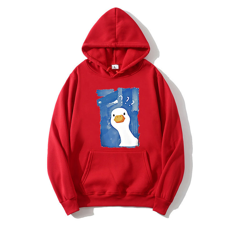 Damen Kapuzenpullover mit verspieltem Entenmotiv Skjora 1772613013