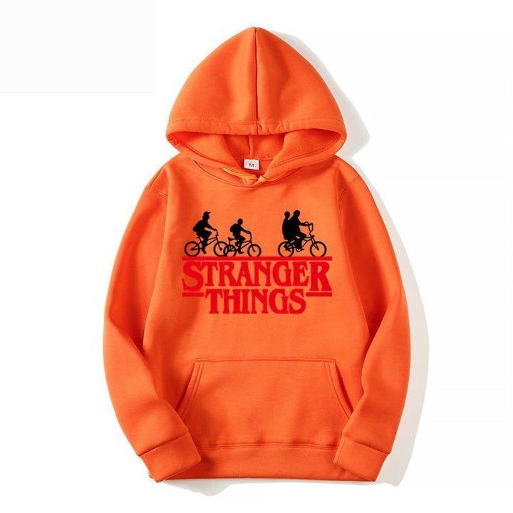 Kvinnelig hettegenser med kreativ Stranger Things design Skjora