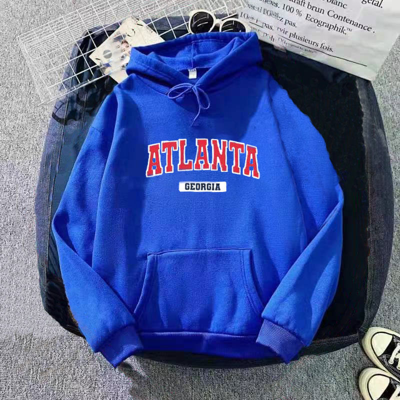 Damen Kapuzenpullover mit stylischem Atlanta-Print Skjora