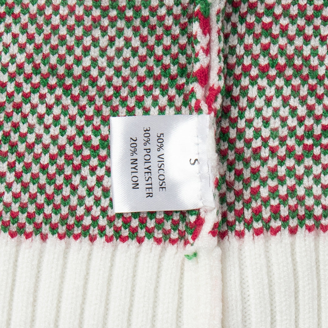 Oversized genser for kvinner med blomstermotiv Skjora