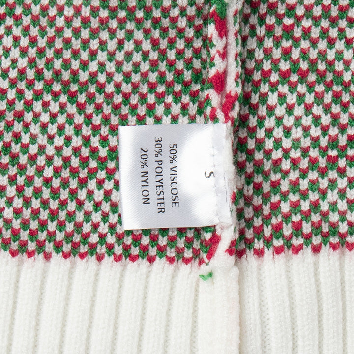 Oversized genser for kvinner med blomstermotiv Skjora