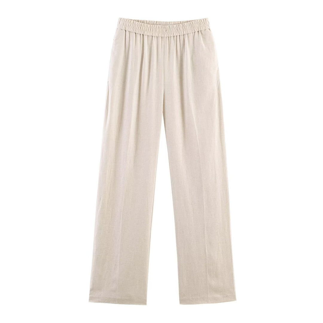 Damer elegant løs Culotte med elastisk linning Skjora