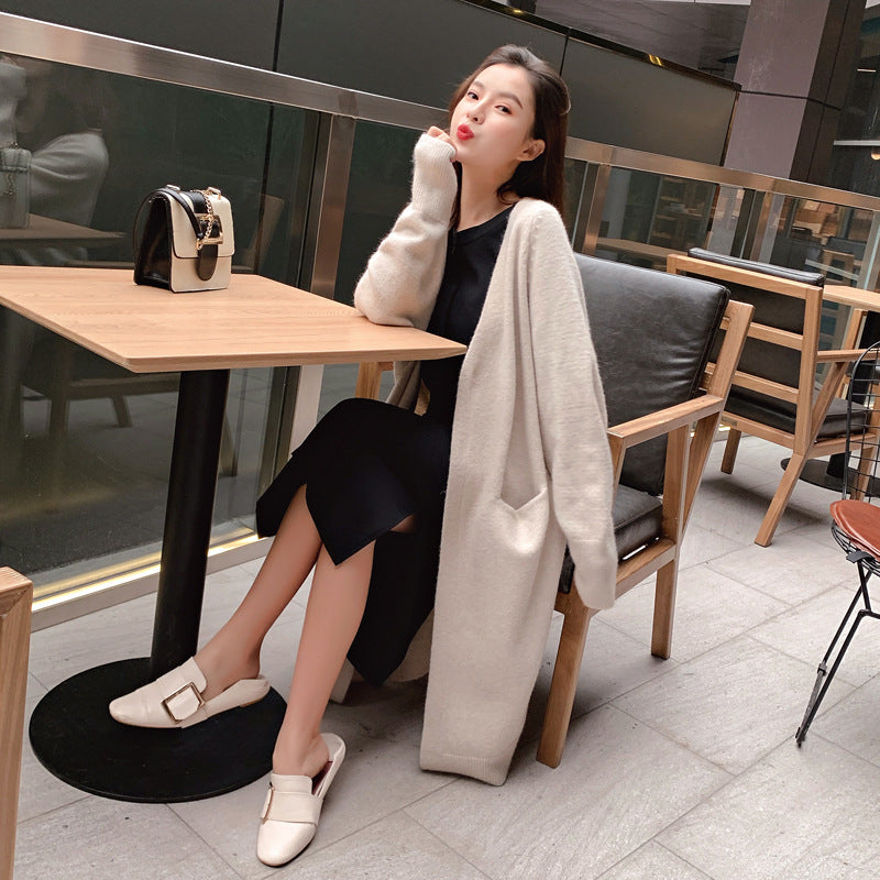 Damer casual lang cardigan Skjora