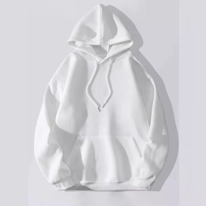 Dame Oversized Hoodie med Inspirerende Trykk Skjora