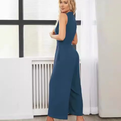 Damer Elegant omslagskjole med nervete detaljer Skjora