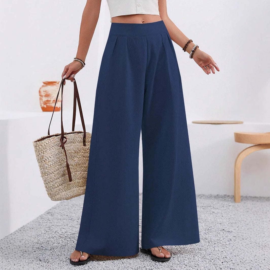Damer Elegante og vide bukser med leggfold Skjora