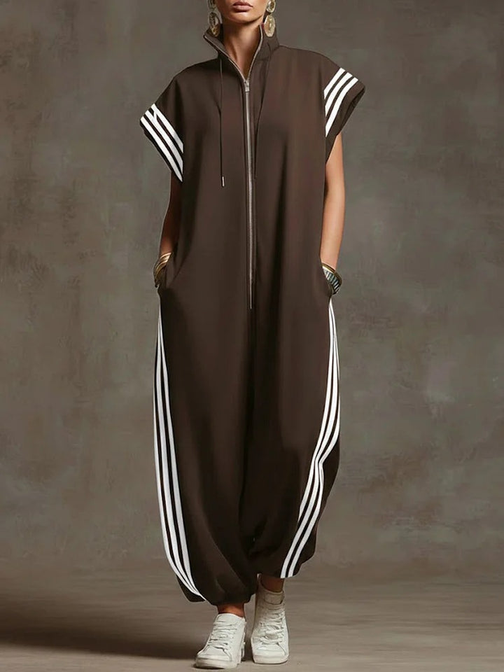 Dame stilige jumpsuit med moderne kontraster Skjora