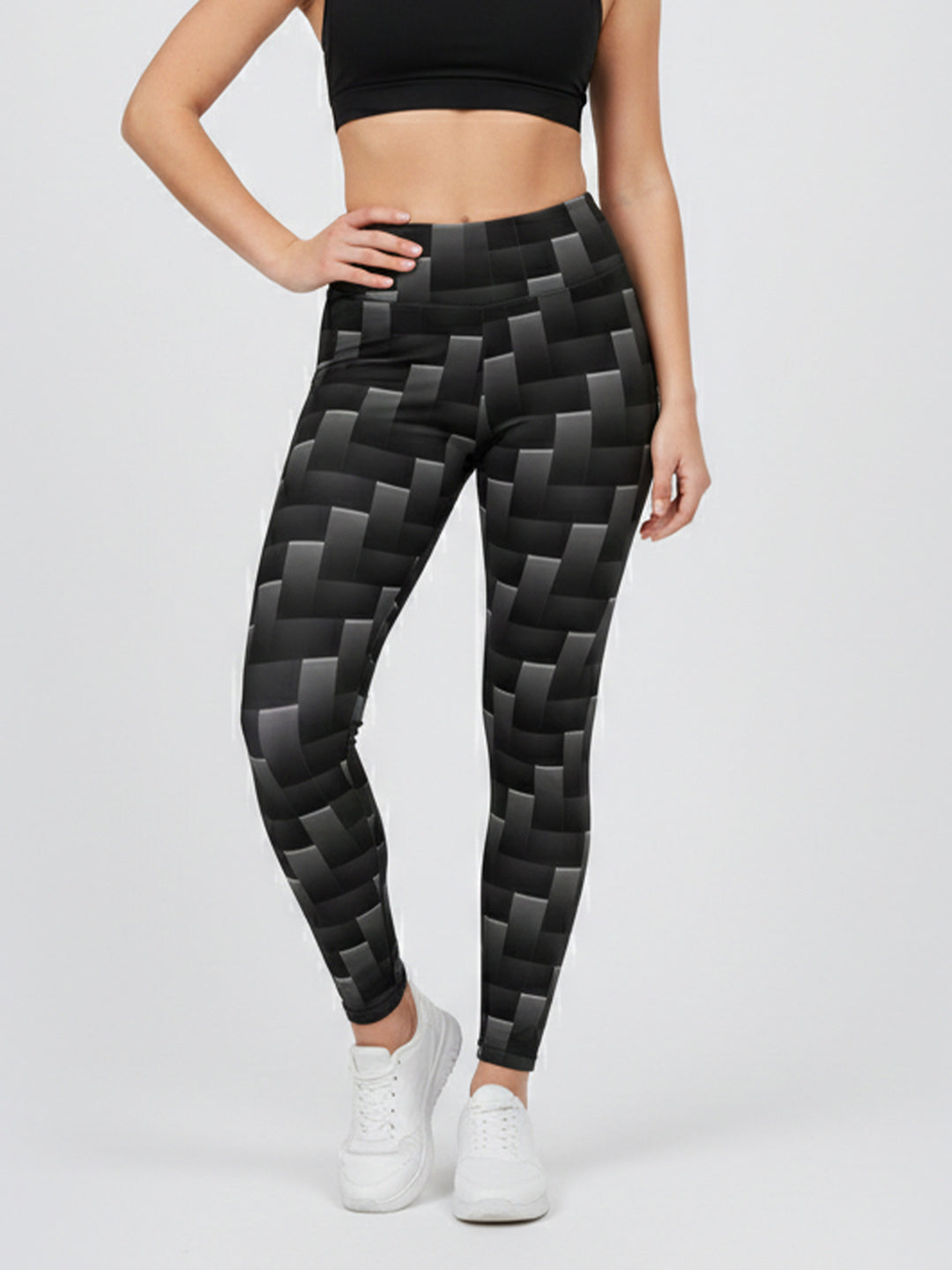 Damen Sportlegging mit stilvollem grafischen Design Skjora