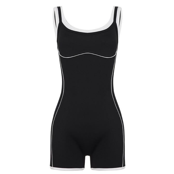 Dame Sporty Jumpsuit med justerbare stropper og pustende funksjon Skjora