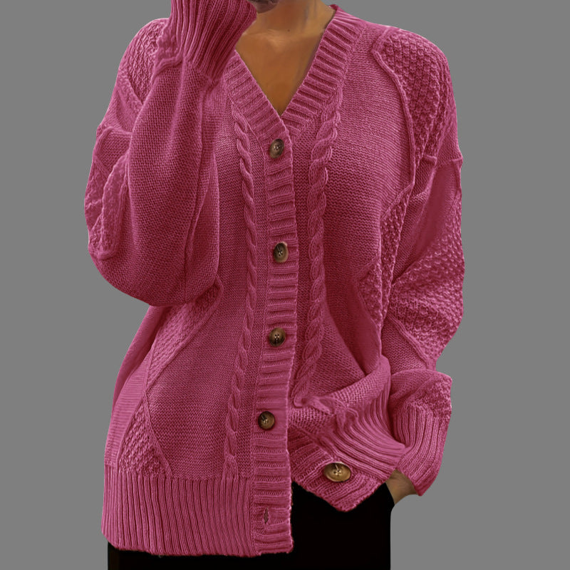 Kvinnes cardigan i avslappet oversized stil Skjora