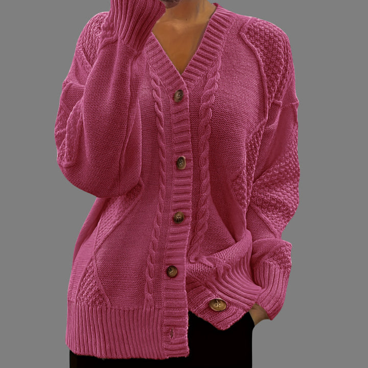 Kvinnes cardigan i avslappet oversized stil Skjora