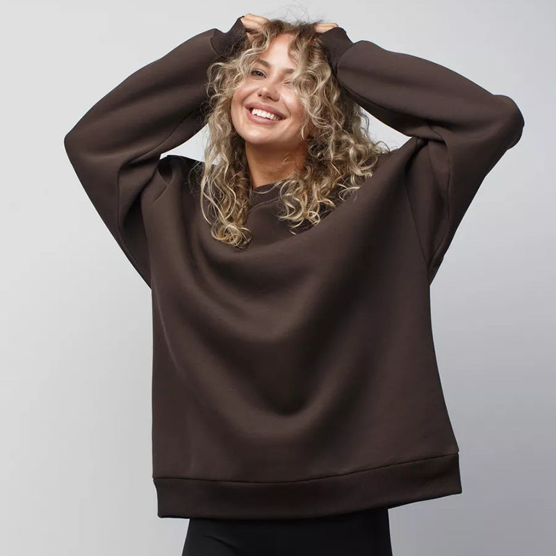 Women Oversized Sweatshirt med Casual Cut Skjora