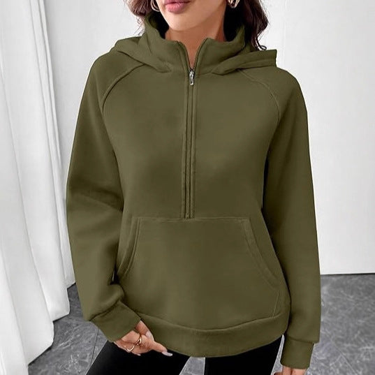 Sport hoodie for women with drawstring Skjora