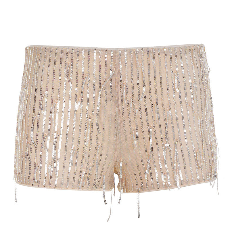 Dame glamorøse paljett-shorts Skjora
