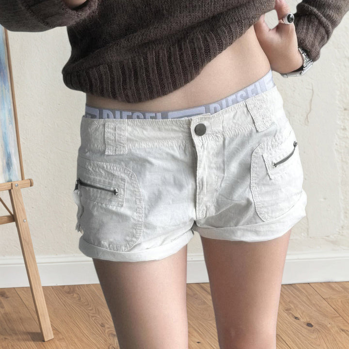 Dame lette shorts med praktiske glidelåslommer Skjora
