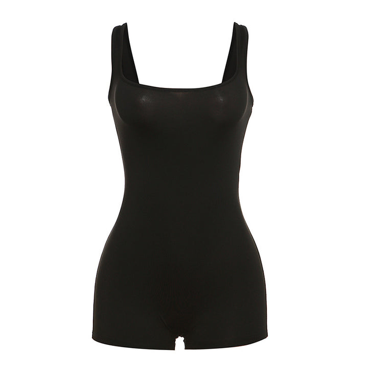 Damer hel jumpsuit badedrakt med komfortsnitt og høy elastisitet Skjora