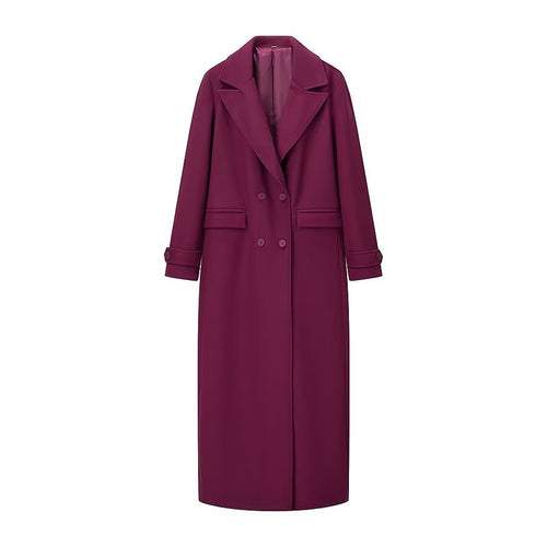 Kvinners elegante trench coat med dobbelspent design Skjora