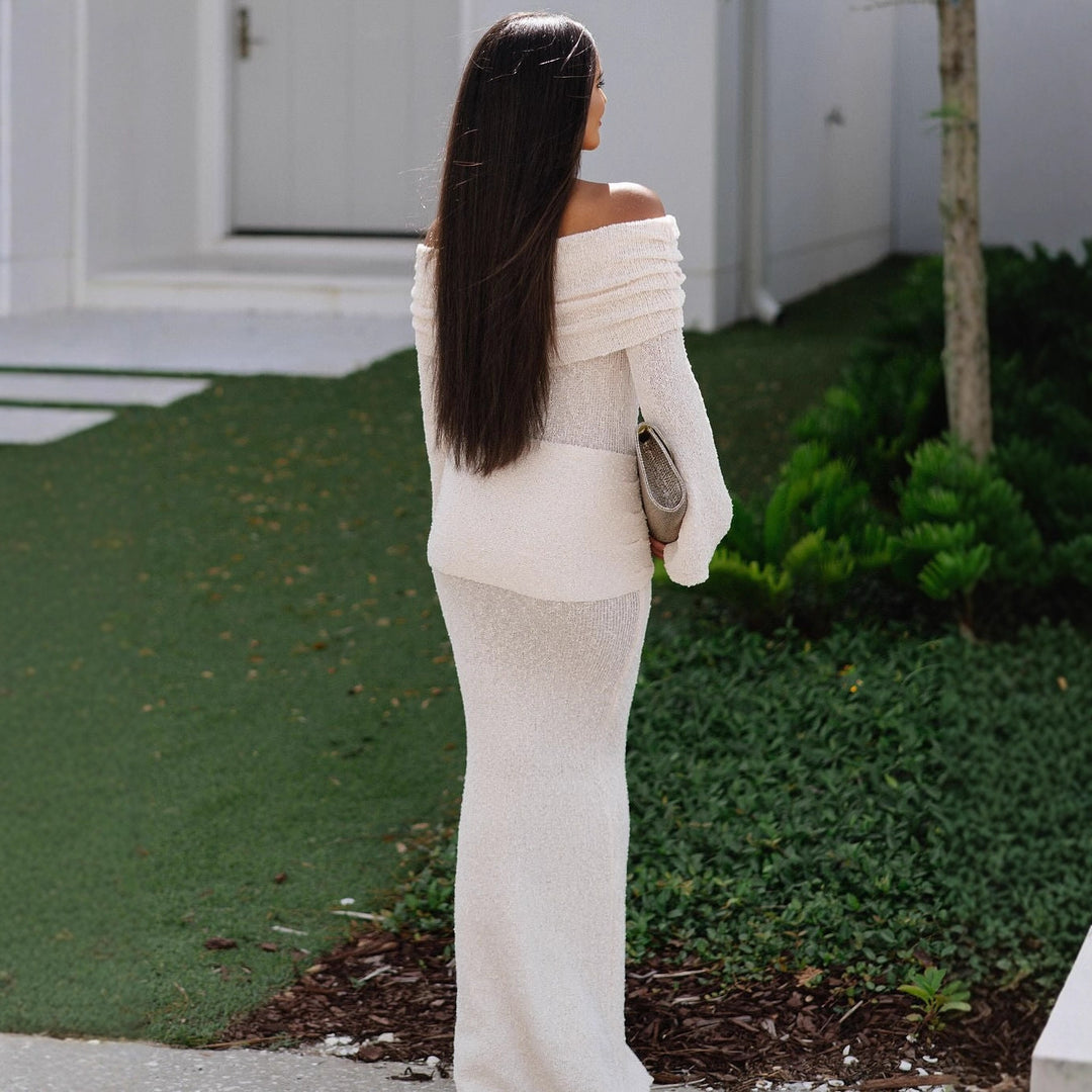 Damer Off-Shoulder Abendkjole Skjora