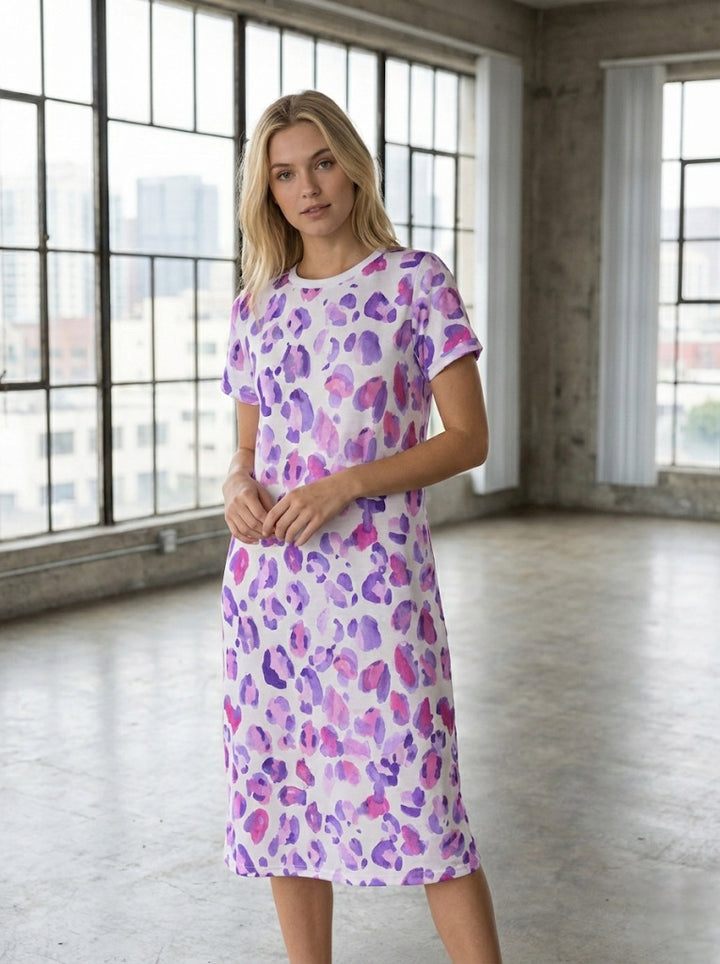 Dame blomsterkjole Skjora