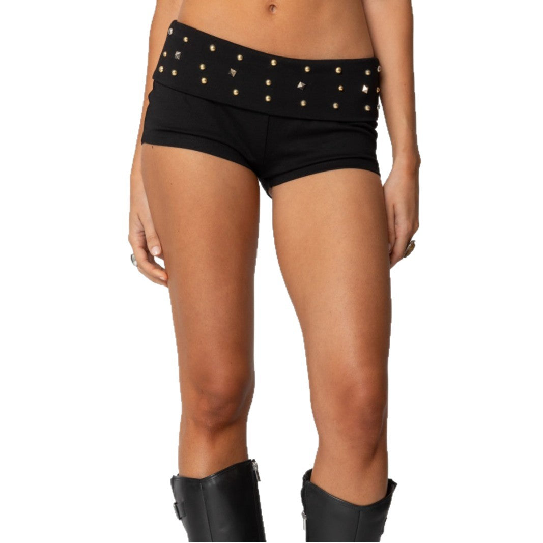 Dame Motebeviste Shorts med glitrende accenter Skjora