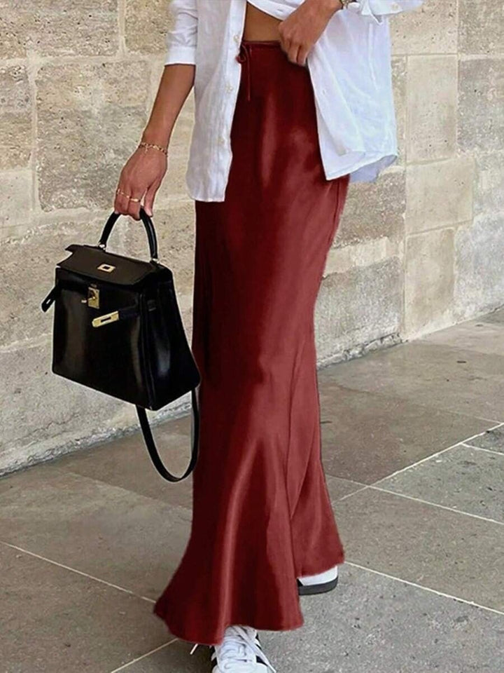 Damer Maxi-bekser med avslappet midjebånd og elegant snitt Skjora