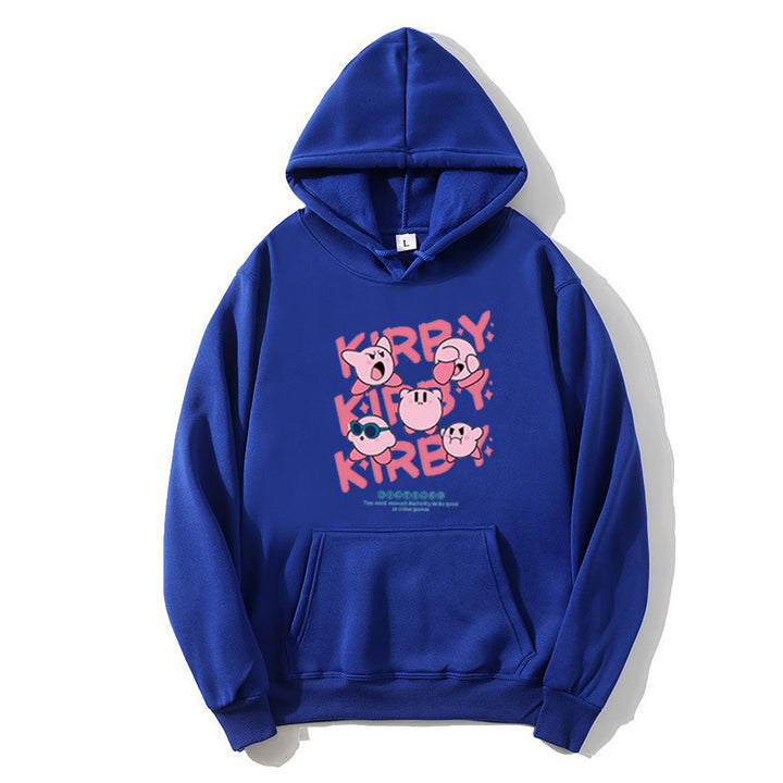 Damen Kapuzenpullover mit verspieltem Kirby-Motiv Skjora