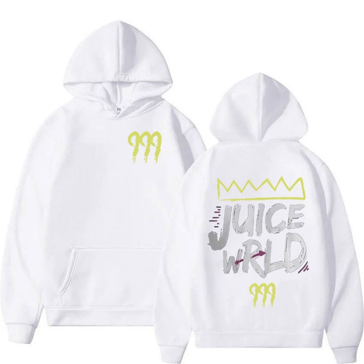 Kvinne hoodie med moderne kengurulommely design og slående grafisk trykk Skjora
